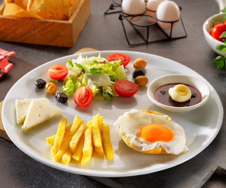 Hızlı Kahvaltı Tabağı